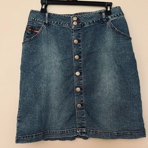 Vintage the blues denim skirt